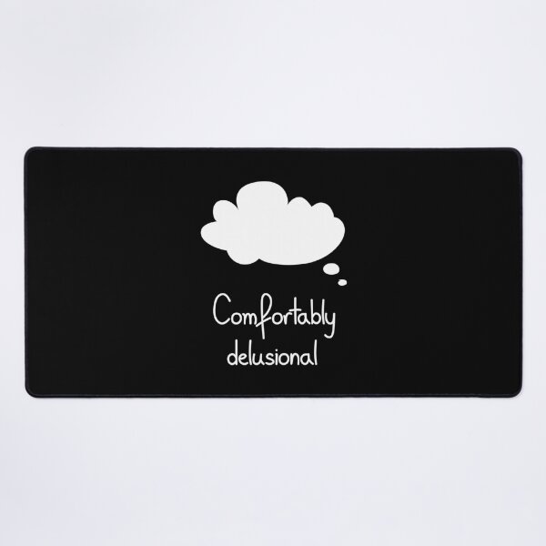 Item preview, Comfortably Delusional Funny Cloud Illustration designed and sold by Mooi Studio.