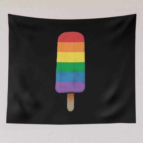 Item preview, Cute Gay Pride Flag Popcicle designed and sold by TackyTime.