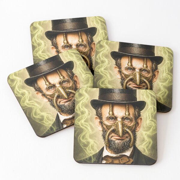 Item preview, Abraham Lincoln Reaction Art | Funny Presidential Parody Wall Art & Apparel designed and sold by Awful Whiff Art Co.