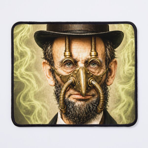 Item preview, Abraham Lincoln Reaction Art | Funny Presidential Parody Wall Art & Apparel designed and sold by Awful Whiff Art Co.