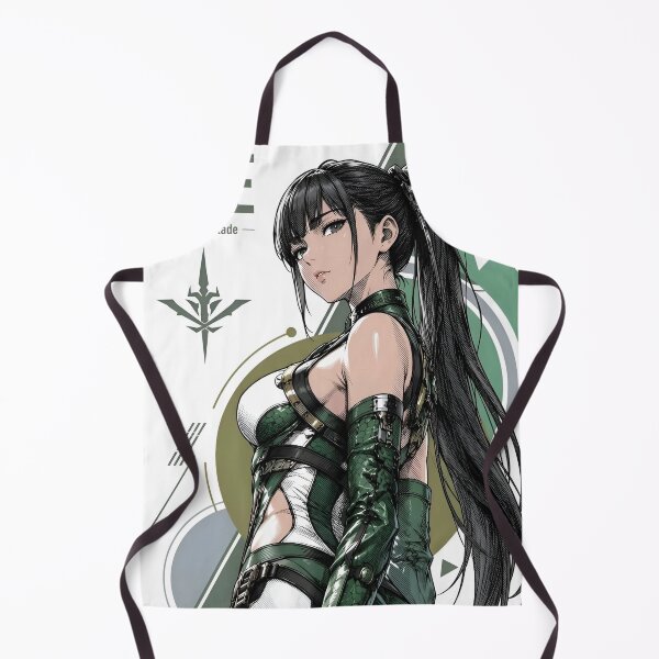 Item preview, Futuristic Anime Cyber Warrior Girl Green Armor Sci Fi Blade Artwork designed and sold by Dyan4.
