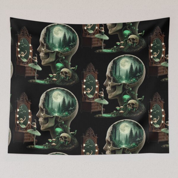 Item preview, Botanical Nightmare – Midnight Forest Soul  designed and sold by LujziWorld.