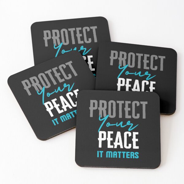 Item preview, Protect Your Peace It Matters Mental Health Positive Quote designed and sold by Ali-printshop.