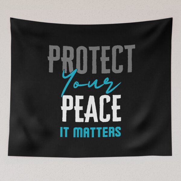 Item preview, Protect Your Peace It Matters Mental Health Positive Quote designed and sold by Ali-printshop.