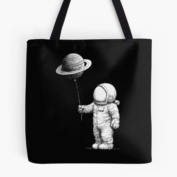 Item preview, Astronaut Holding Planet Balloon Tee designed and sold by folskullyz.