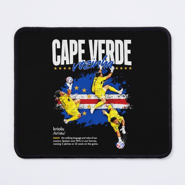 Item preview, Vozinha Cape Verde hero clean sheet goalkeeper flag retro designed and sold by PMartistArtStu.