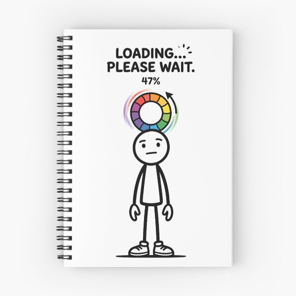 Item preview, Waiting For Ideas Loading Please Wait Quote designed and sold by OhWell Dept..