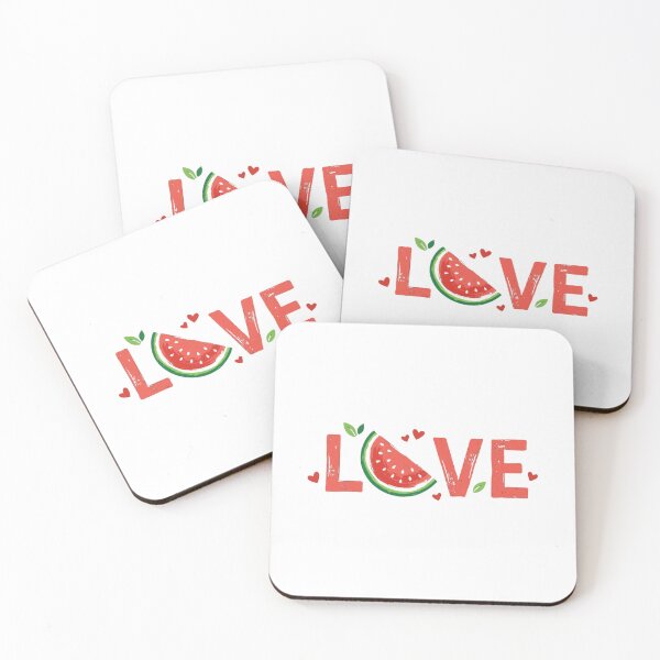 Item preview, Watermelon Love — Cute Summer Fruit Typography Graphic designed and sold by Colorful-Garden.