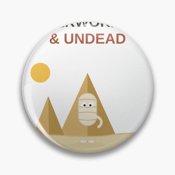 Item preview, Overworked & Undead - Cute Funny Mummy designed and sold by Riah Studio.