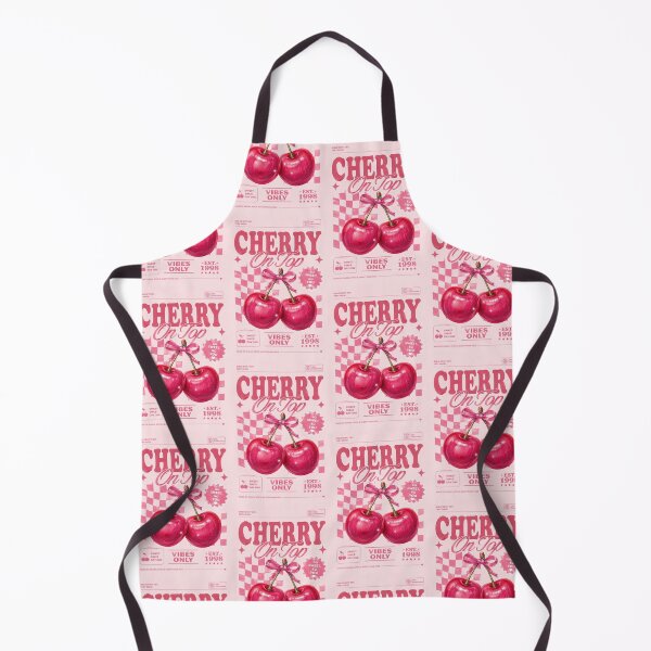 Item preview, Cherry On Top Pink Retro Aesthetic Poster designed and sold by Soft Girl Society.