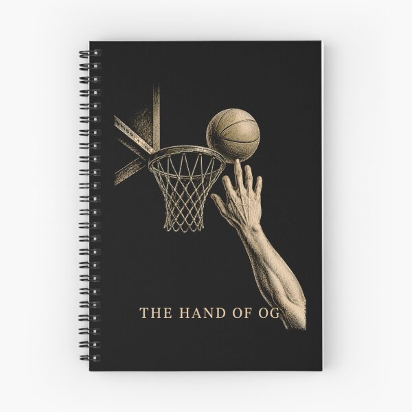 Item preview, The Hand Of OG Vintage Basketball Art Retro Hoop designed and sold by Ali-printshop.