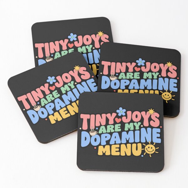 Item preview, Dopamine Tiny Joys Quote designed and sold by GiftLore Studio.