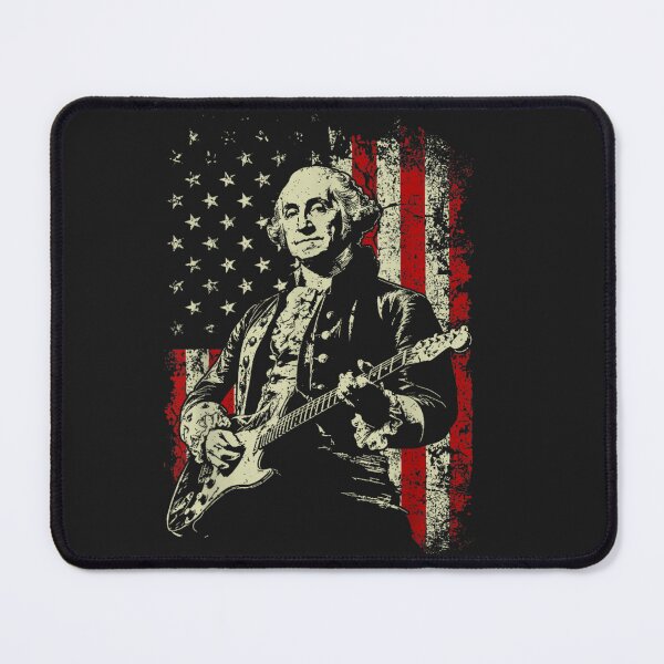 Item preview, George Washington Guitar American Flag Patriot History Musician designed and sold by GrumpySableye.