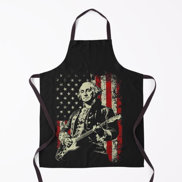 Item preview, George Washington Guitar American Flag Patriot History Musician designed and sold by GrumpySableye.