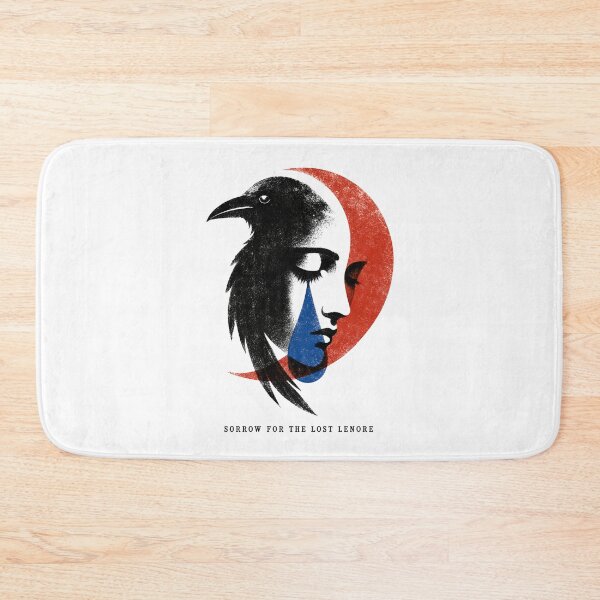 Item preview, Sorrow for the Lost Lenore Raven Silhouette Portrait designed and sold by Fenay Designs.