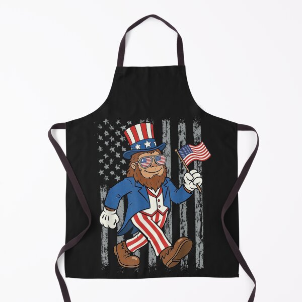 Item preview, American Patriot Bigfoot Uncle Sam Flag designed and sold by GrumpySableye.
