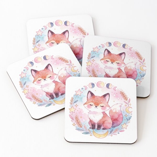 Item preview, Virgo Zodiac Sticker | Celestial Fox Astrology Art designed and sold by AillustriaAK.