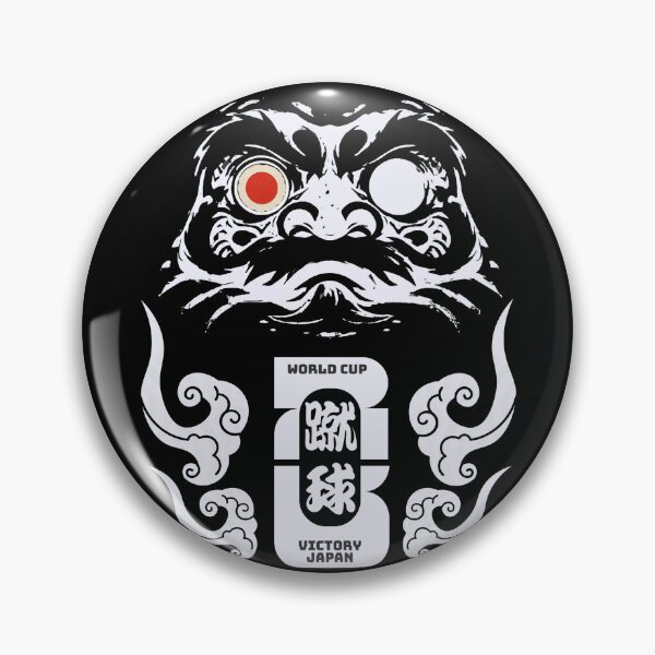 Item preview, World Cup Japan Daruma – Japanese Lucky Doll Soccer Victory Design designed and sold by Chaaa-han.