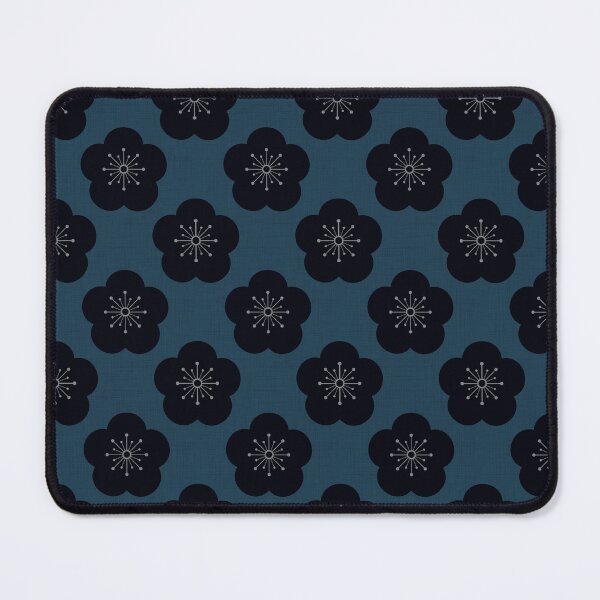 Item preview, Japanese Plum Blossom-Bold-Navy designed and sold by Ama Zuan.