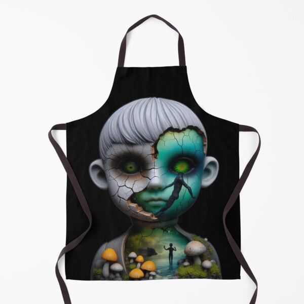 Item preview, Broken Doll – Moss & Mushroom Spores designed and sold by LujziWorld.