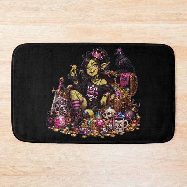 Item preview, Loot Goblin Princess Fantasy Gamer Girl designed and sold by BadhbhArt.