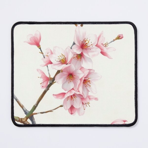 Item preview, Minimalist Watercolor Pink Cherry Blossom Branch designed and sold by Vida e Arte.