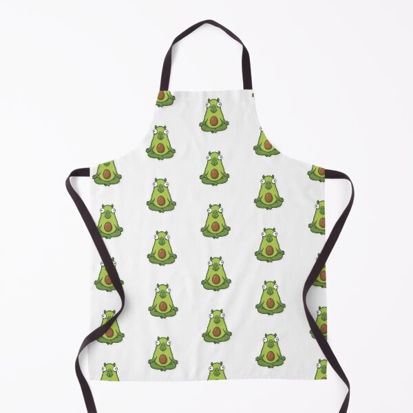 Item preview, Chill Meditating Avocado Shape Yoga Capybara Food Sticker designed and sold by yanejoy.
