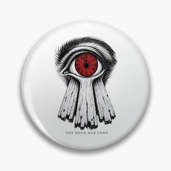 Item preview, The Hour Had Come Tell-Tale Heart Clock Eye Art designed and sold by Fenay Designs.