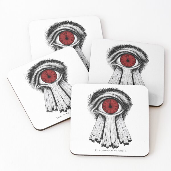 Item preview, The Hour Had Come Tell-Tale Heart Clock Eye Art designed and sold by Fenay Designs.