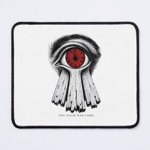 Item preview, The Hour Had Come Tell-Tale Heart Clock Eye Art designed and sold by Fenay Designs.