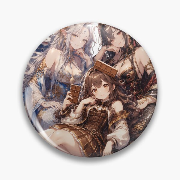 Item preview, White Dragon, Great Serpent, and Choco-girl are friends. designed and sold by HD3284.