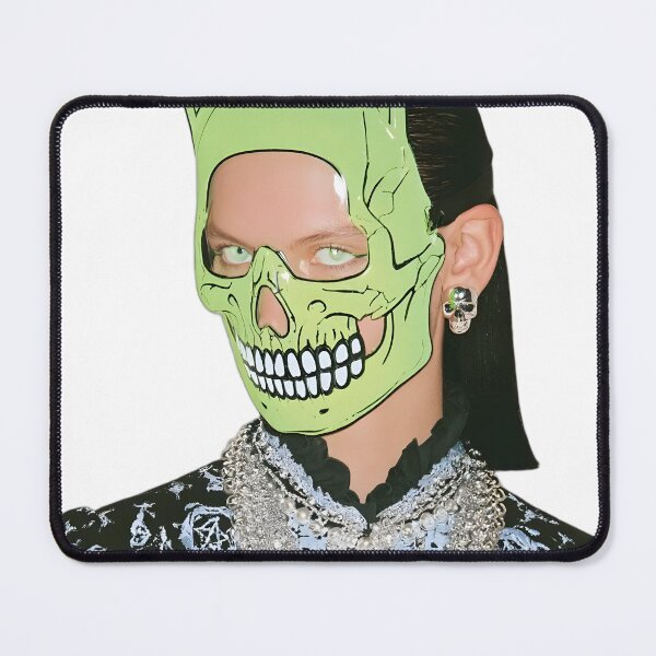Item preview, Cyber Goth Cat Skull Mask Avant Garde Editorial Art designed and sold by UniqYou.
