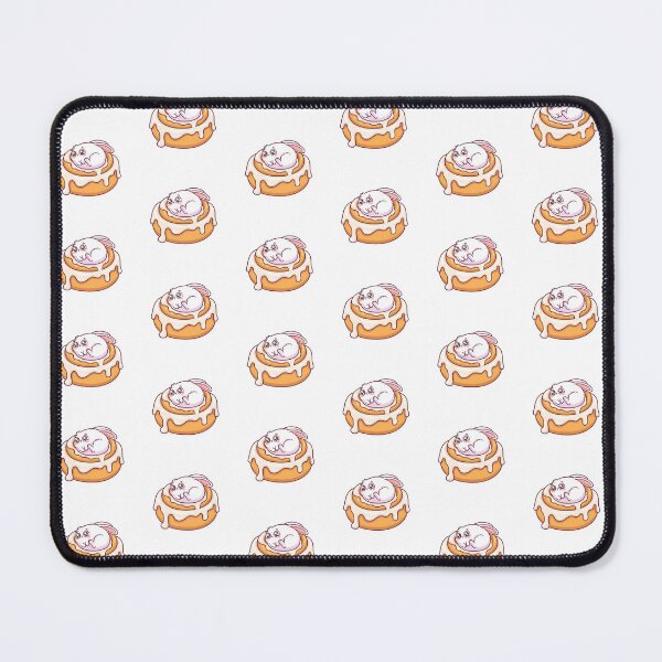 Item preview, Cute Glazed Cinnamon Roll Pastry Fluffy White Bunny Sticker designed and sold by yanejoy.