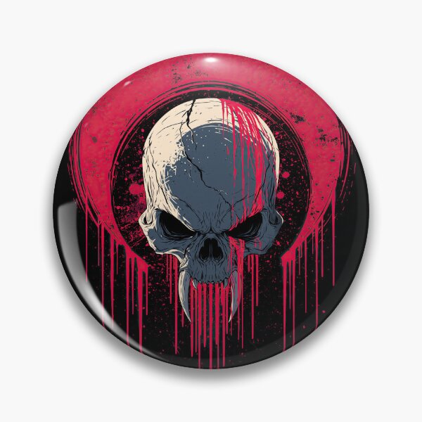 Item preview, Blood Moon Skull Graphic Tee designed and sold by folskullyz.
