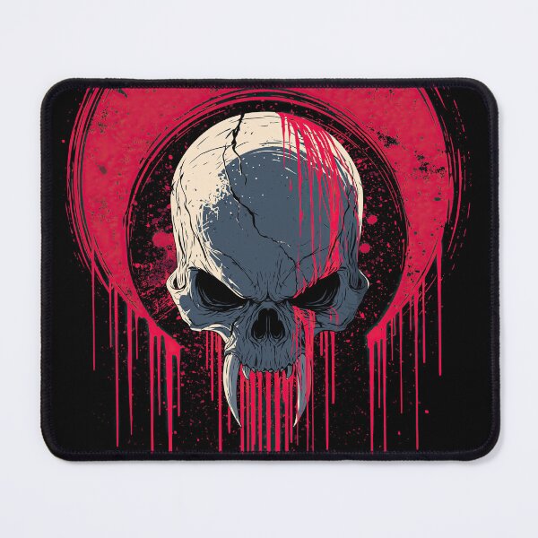 Item preview, Blood Moon Skull Graphic Tee designed and sold by folskullyz.