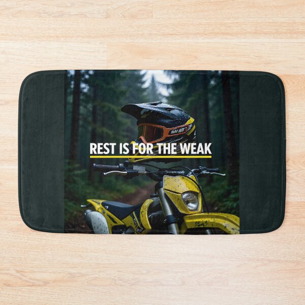 Item preview, Rugged Dirt Bike Helmet Poster | Trail Bike Enduro Art & Motocross Repair Shop Decor designed and sold by Creative-RE.