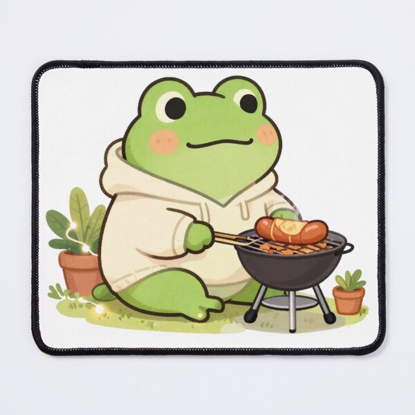 Item preview, Cozy Frog Braai BBQ Design designed and sold by Cozy Chaos Studio Co.