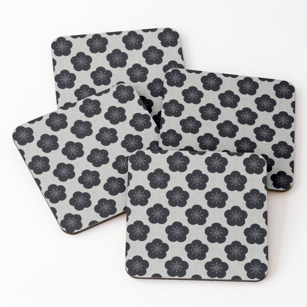 Item preview, Japanese Plum Blossom-Bold-White designed and sold by Ama Zuan.