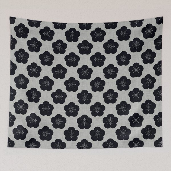 Item preview, Japanese Plum Blossom-Bold-White designed and sold by Ama Zuan.
