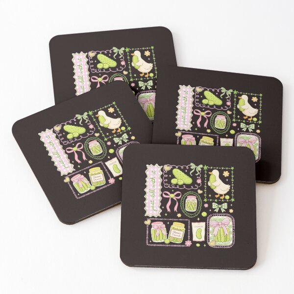 Item preview, Just Dill With It Cute Pickle Duck Kawaii Cottagecore Humor designed and sold by casey-jod.
