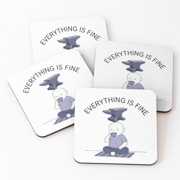 Item preview, EVERYTHING IS FINE designed and sold by kwcricky.