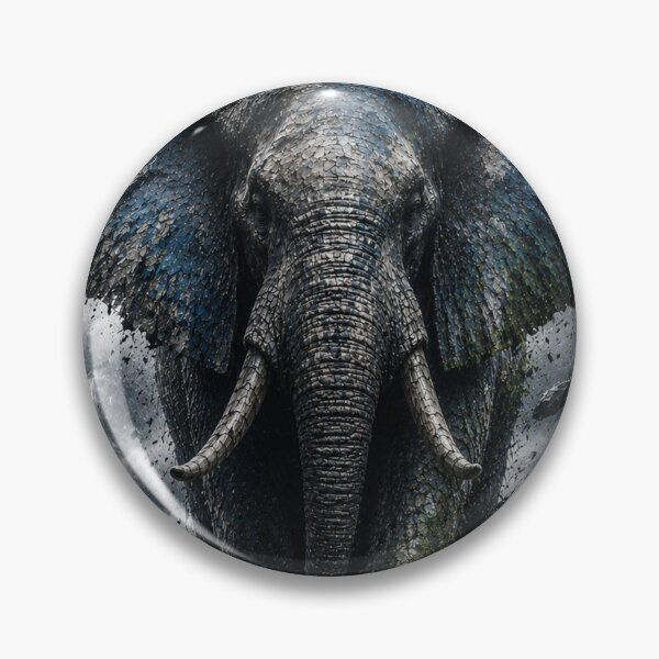 Item preview, Architect Nature Tests All Elephant Anti Fragile Matted Metal Print designed and sold by SavannaStrikes.