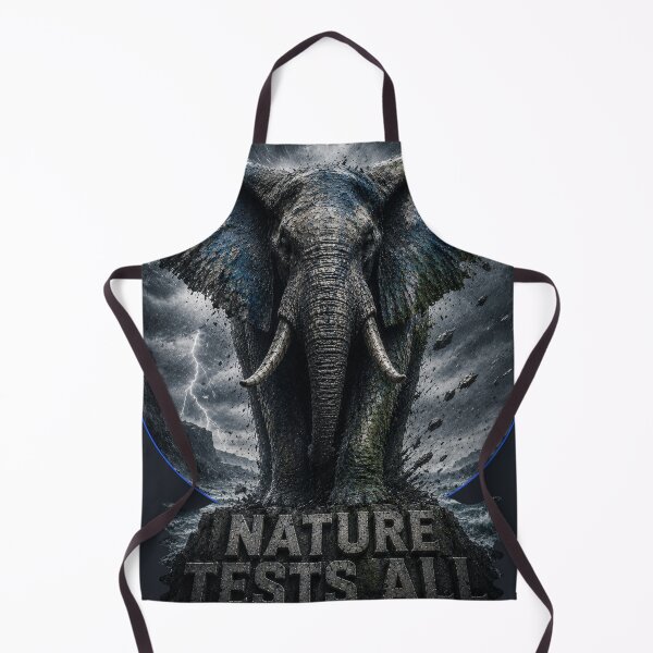 Item preview, Architect Nature Tests All Elephant Anti Fragile Matted Metal Print designed and sold by SavannaStrikes.