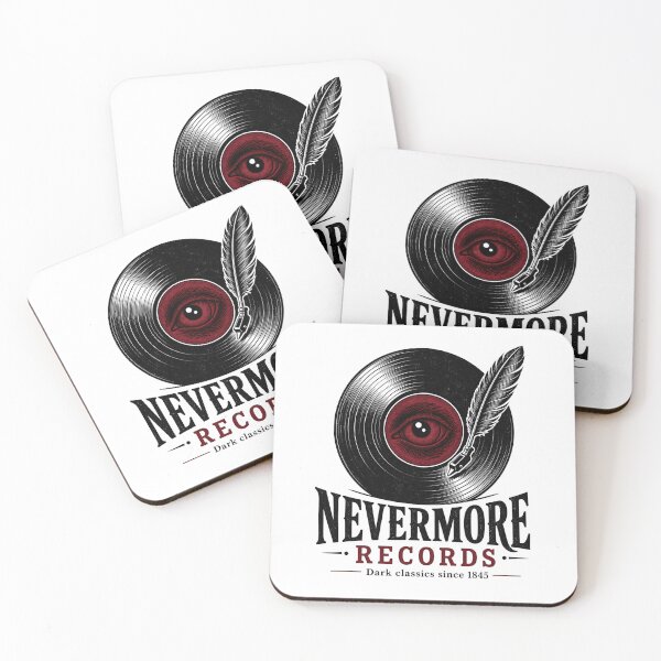 Item preview, Nevermore Records Edgar Allan Poe Vintage Vinyl Art designed and sold by Fenay Designs.