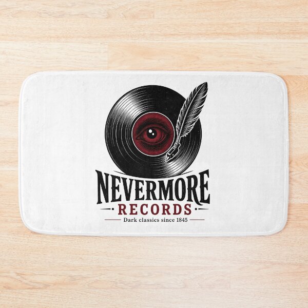 Item preview, Nevermore Records Edgar Allan Poe Vintage Vinyl Art designed and sold by Fenay Designs.