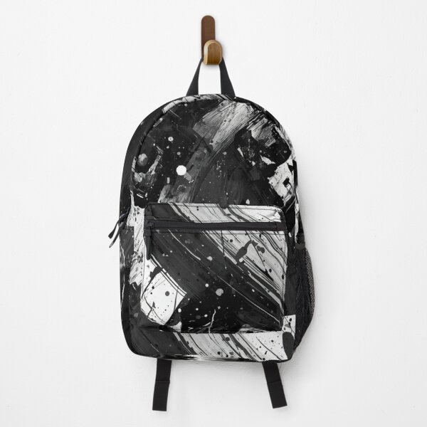 Item preview, Black and white abstract brush strokes designed and sold by aniketgend3.