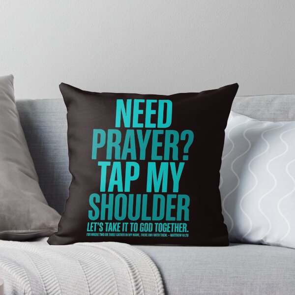 Item preview, Need Prayer Tap My Shoulder Christian Prayer Ministry Verse designed and sold by casey-jod.