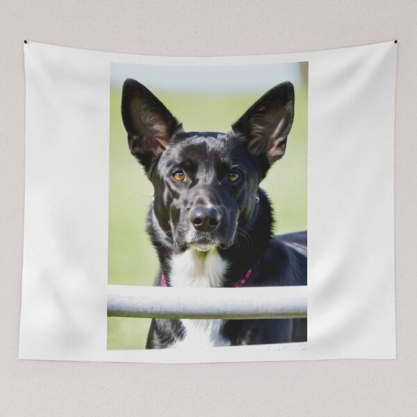 Item preview, Animals - Working Dog, Expressive Amber-Eyed Portrait designed and sold by DoodyPets.