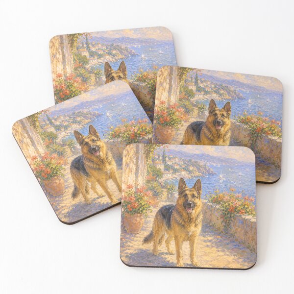 Item preview, German Shepherd by the Sea designed and sold by ArcanaAbsolute.