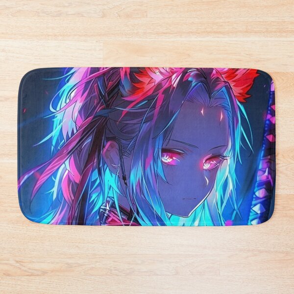Item preview, Neon Kitsune Samurai Girl – Cyber Fantasy Anime Warrior Art | Glowing Fox Spirit Aesthetic designed and sold by Dyan4.